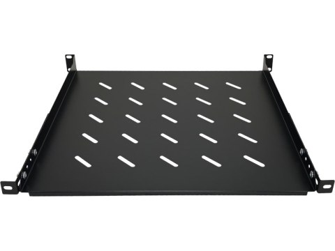 Półka stała 19" 1U głęb. 450mm, czarna, 4 punkty mocowania ALANTEC