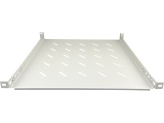 Półka stała 19" 1U głęb. 450mm, kolor szara, 4 punkty mocowania ALANTEC