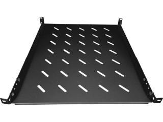 Półka stała 19" 1U głęb. 550mm, czarna, 4 punkty mocowania ALANTEC