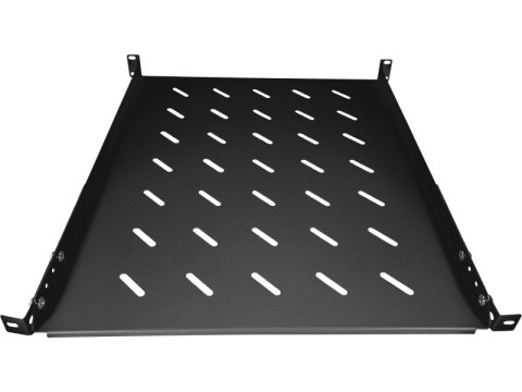 Półka stała 19" 1U głęb. 550mm, czarna, 4 punkty mocowania ALANTEC