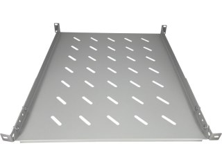 Półka stała 19" 1U głęb. 550mm, kolor szara, 4 punkty mocowania ALANTEC