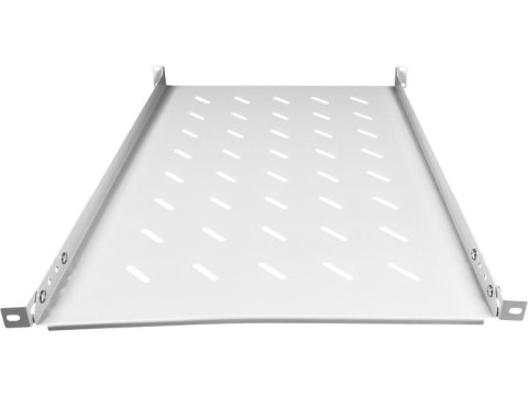 Półka stała 19" 1U głęb. 650mm, kolor szara, 4 punkty mocowania ALANTEC