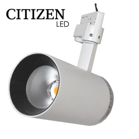 Track light LED Brasco 3 fazy 40W 3000K biały kąt