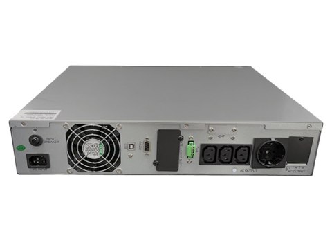 Zasilacz awaryjny UPS RACK typu ONLINE 1KVA (1000VA) 800W 2x 7AH do szafy rack AVIZIO POWER