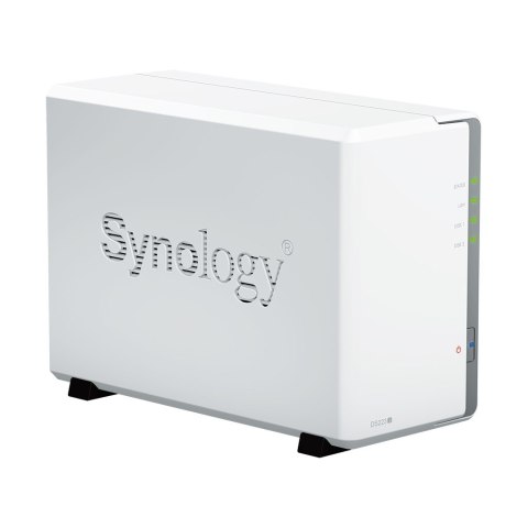 NAS Synology DS223j; Tower; 2x (3.5" SATA HDD); Realtek RTD1619B; ,1 GB DDR4, 1x 1GbE RJ-45