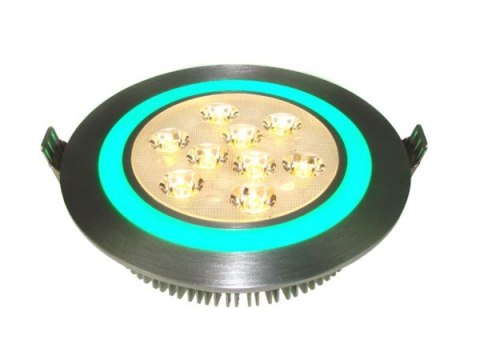 Downlight LED Power SIKA 1W*9+3W biały ciepły ziel