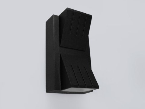 Oprawa elewacyjna LED Fuku 2*1W WW czarna IP54