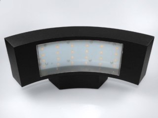 Oprawa elewacyjna LED Pocel 4W WW czarna