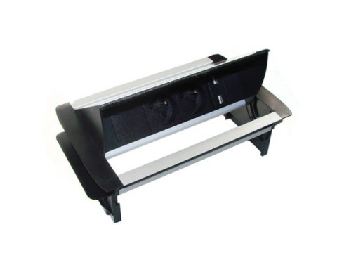 Power port biurkowy 2*gn.zasilające + USB*2