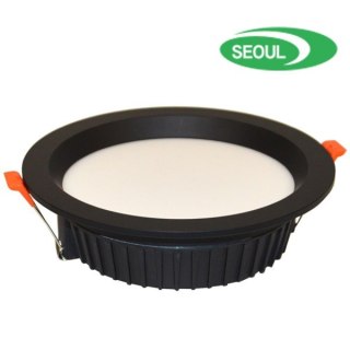 Downlight LED Karel 20W 2700K czarny SEOUL