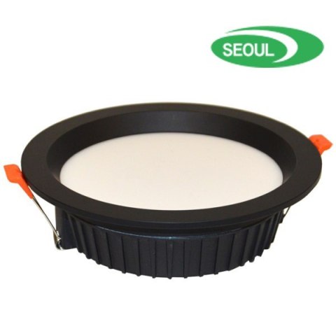 Downlight LED Karel 20W 4000K czarny SEOUL