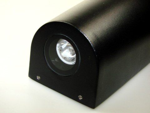 Oprawa elewacyjna LED Niles 4W WW czarna *