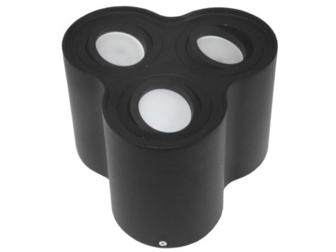 Oprawa sufitowa Baroco Black ruchoma okrągła alumi