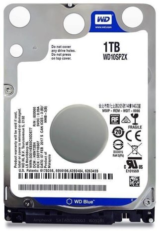 Dysk WD Blue  WD10SPZX 1TB 2,5" 5400 128MB SATA III Slim 7mm