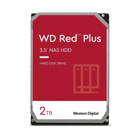 Dysk WD Red  Plus WD20EFPX 2TB 3,5" 5400 64MB SATA III NAS