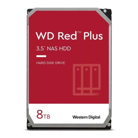 Dysk WD Red  Plus WD80EFPX 8TB 3,5" 5640 256MB SATA III