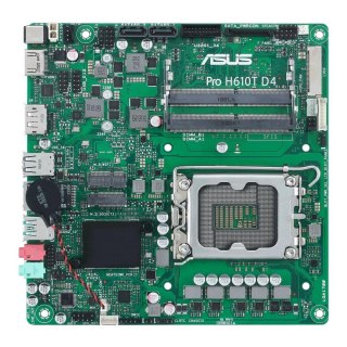 Płyta Asus Pro H610T D4-CSM  H610 DDR4 SATA3 M.2 USB3.1 s.1700 mITX