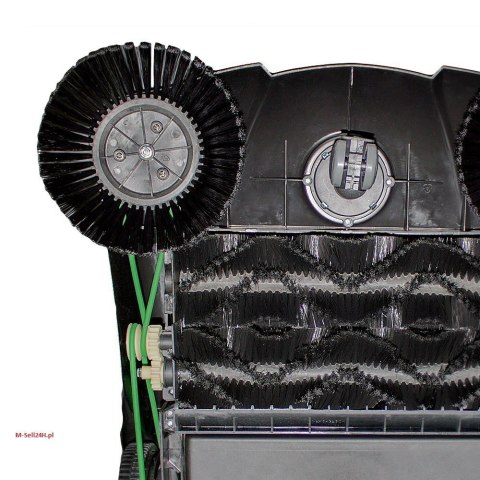 Bezdotykowa Zamiatarka ręczna ze szczotkami bocznymi 70cm do kostki