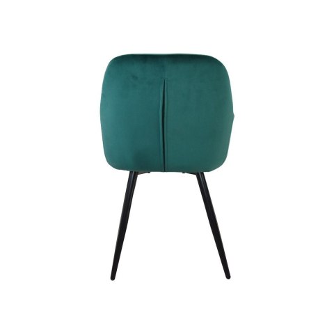 Fotel welurowy 2szt komplet stylowe krzesła butelkowa zieleń nowoczesne