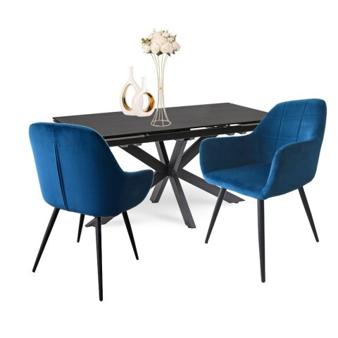 Komplet Foteli welurowych welur fotel wygodny i solidny nowoczesne