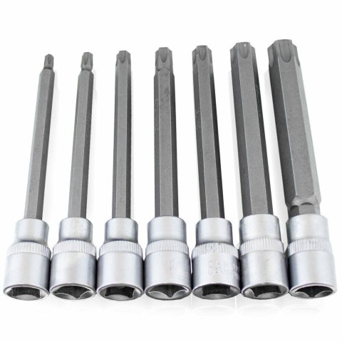 Komplet narzędzi nasadkowych sześciokątnych BITUXX 3/8" 21 elementów