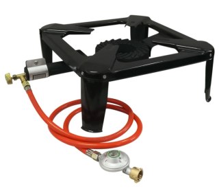 Kuchenka Turystyczna Przenośna mobilna Gazowa z palnikiem i wężem Camping