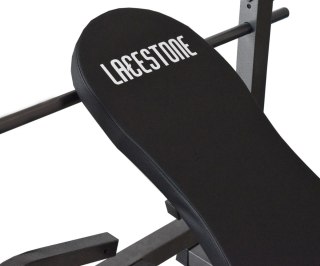 Ławka treningowa lacestone czarna domowa siłownia z modlitewnikiem