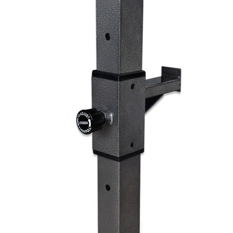 Mobilny stojak z uchwytami na sztange bezpieczeństwo i stabilność