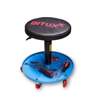 Obrotowy stołek do warsztatu z pneumatyczną regulacją wysokości