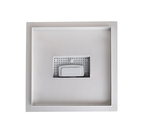 Odpływ kwadratowy prysznicowy kratka 30x30cm z maskownicą stal nierdzewna Edelstahl