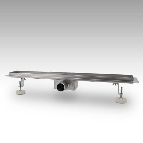 Odpływ liniowy prysznicowy 100cm łazienkowy z maskownicą i syfonem Glass Schwarz