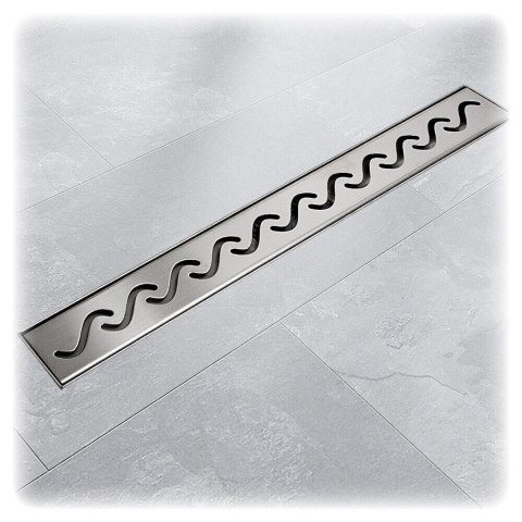 Odpływ podłogowy/liniowy z niskim syfonem 130cm Welle wydajny/mocny