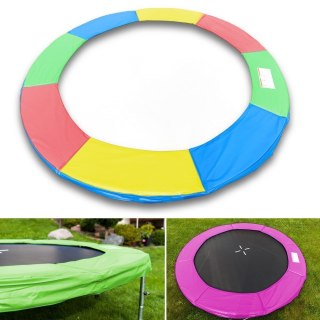 Osłona do trampoliny na sprężyny Gruba 244-250cm 8FT Różowa krawędzie