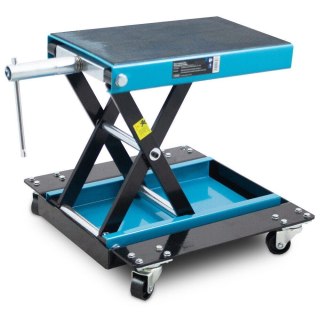 Podnośnik motocyklowy 12-37cm udźwig do 500kg wózek manewrowy do motocykla