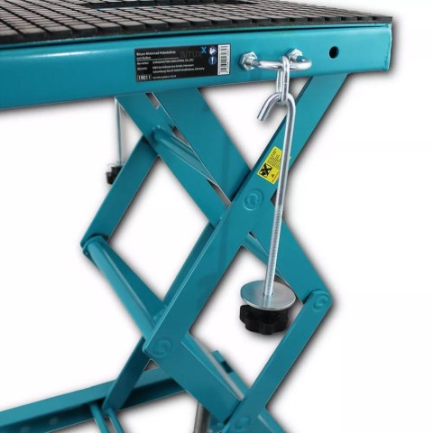 Podnośnik nożycowy hydrauliczny do motoru Bituxx udźwig 135kg mobilny