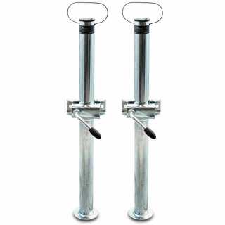 Podpory parkingowe z obejmą 70cm 2szt Uniwersalne do lawety/przyczepy