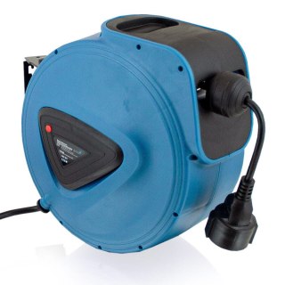 Przedłużacz na bębnie z automatycznym zwijakiem 10m kabel 230V