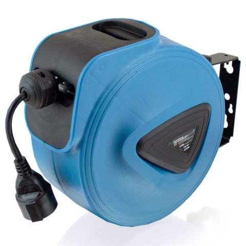 Przedłużacz na bębnie z automatycznym zwijakiem 10m kabel 230V