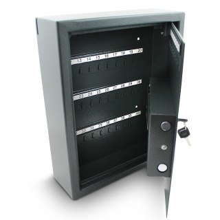 Sejf na klucze z zamkiem elektronicznym Grafitowa skrytka na pin naścienna