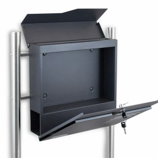 Skrzynka pocztowa na stojaku nierdzewna Wolnostojąca nowoczesna inox