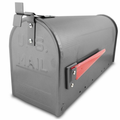 Stylowa Skrzynka Amerykańska pocztowa na listy prase z flagą