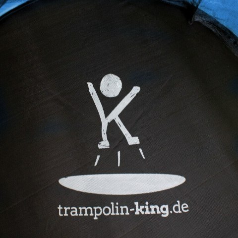 Trampolina dla dzieci do ogrodu na taras 140cm średnicy batuta mocna z osłoną