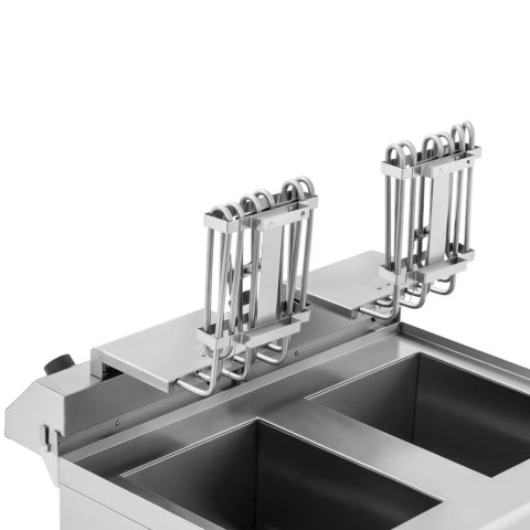 Frytownica podwójna dwukomorowa z szafką 400V - 2x10L