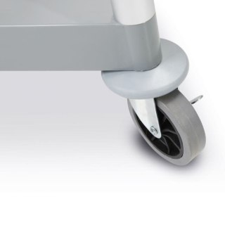 Wózek kelnerski 3-półkowy z tworzywa plastiku do 150Kg - Hendi 810200