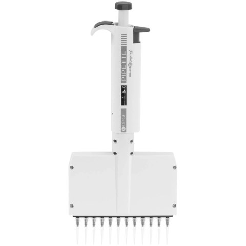 Pipeta laboratoryjna 12 kanałowa ręczna 0.005-0.01 ml