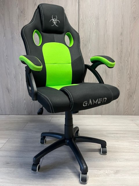 .Fotel obrotowy do biurka CARRERA M GREEN LIME FABRIC