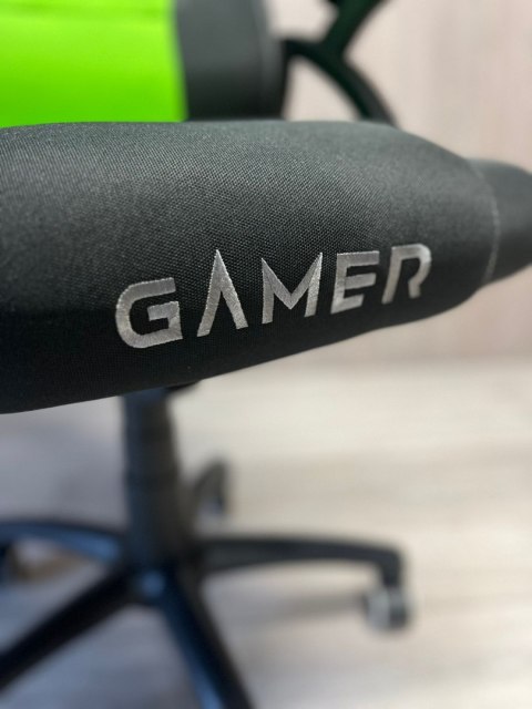 .Fotel obrotowy do biurka CARRERA M GREEN LIME FABRIC