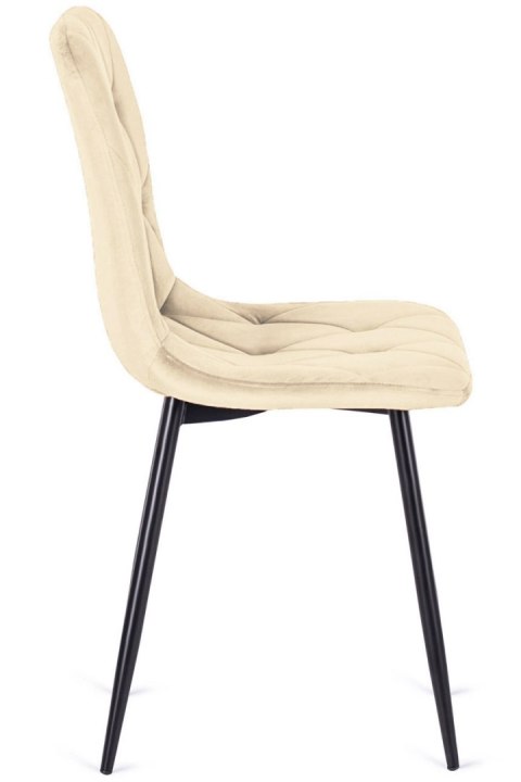 Krzesło tapicerowane BORGO VELVET BEIGE