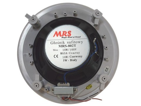 Głośnik sufitowy MRS-802T dwudrożny 5/10W