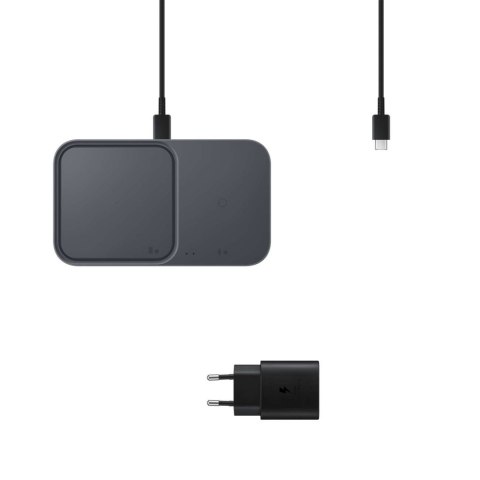 Ładowarka Samsung indukcyjna 15W - czarna + ładowarka sieciowa + kabel